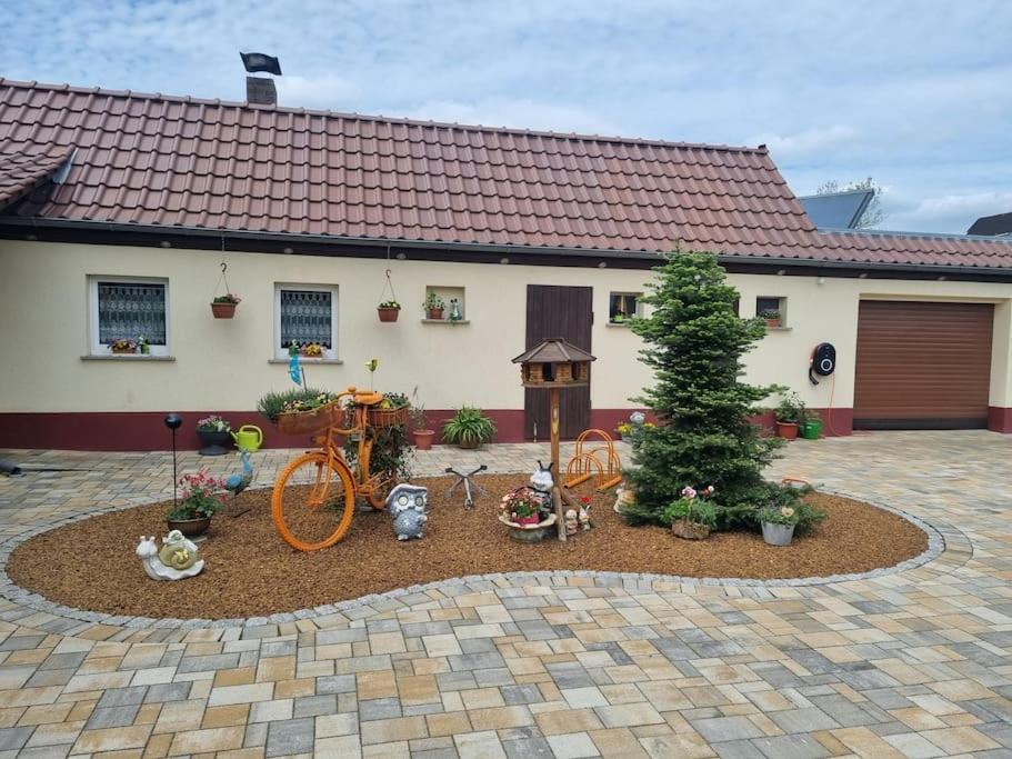 Ferienwohnung *Zur Weinbergstrasse* Lauta 외부 사진