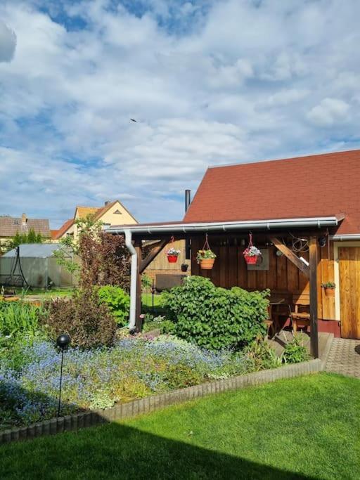 Ferienwohnung *Zur Weinbergstrasse* Lauta 외부 사진